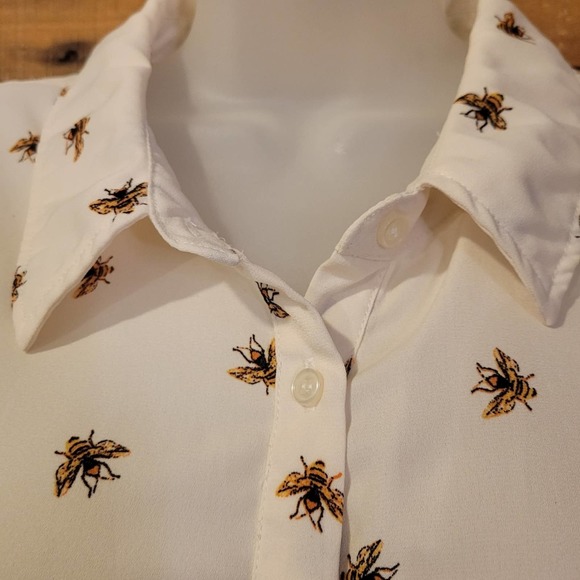 Label Rachel Rachel Roy women's bumble bee sleeveless tunic shirt size small - Picture 4 of 11